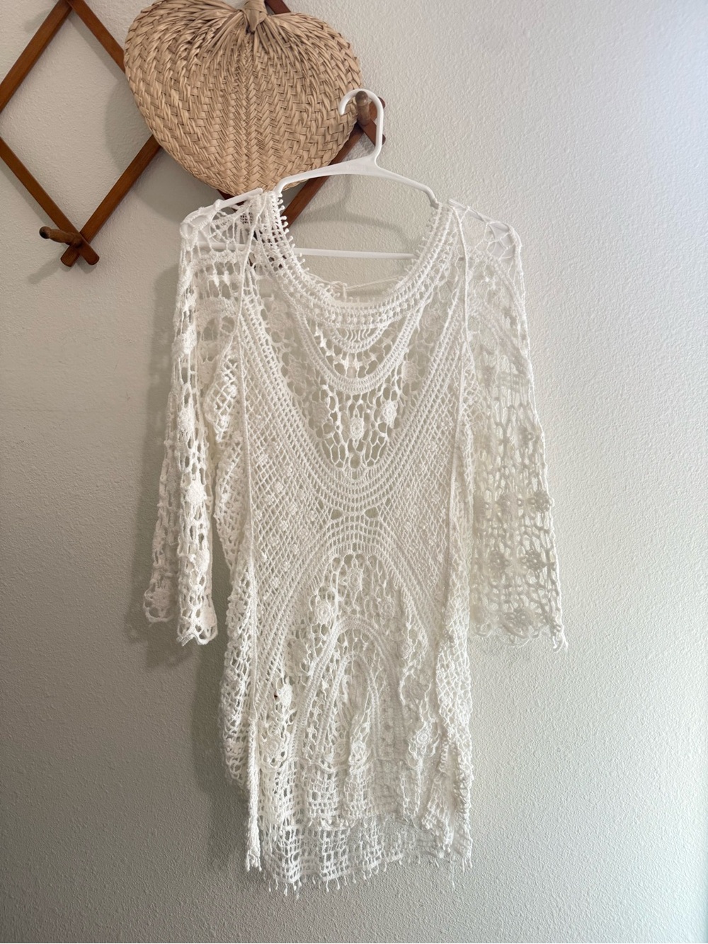 White Crochet Lace Women’s Dress